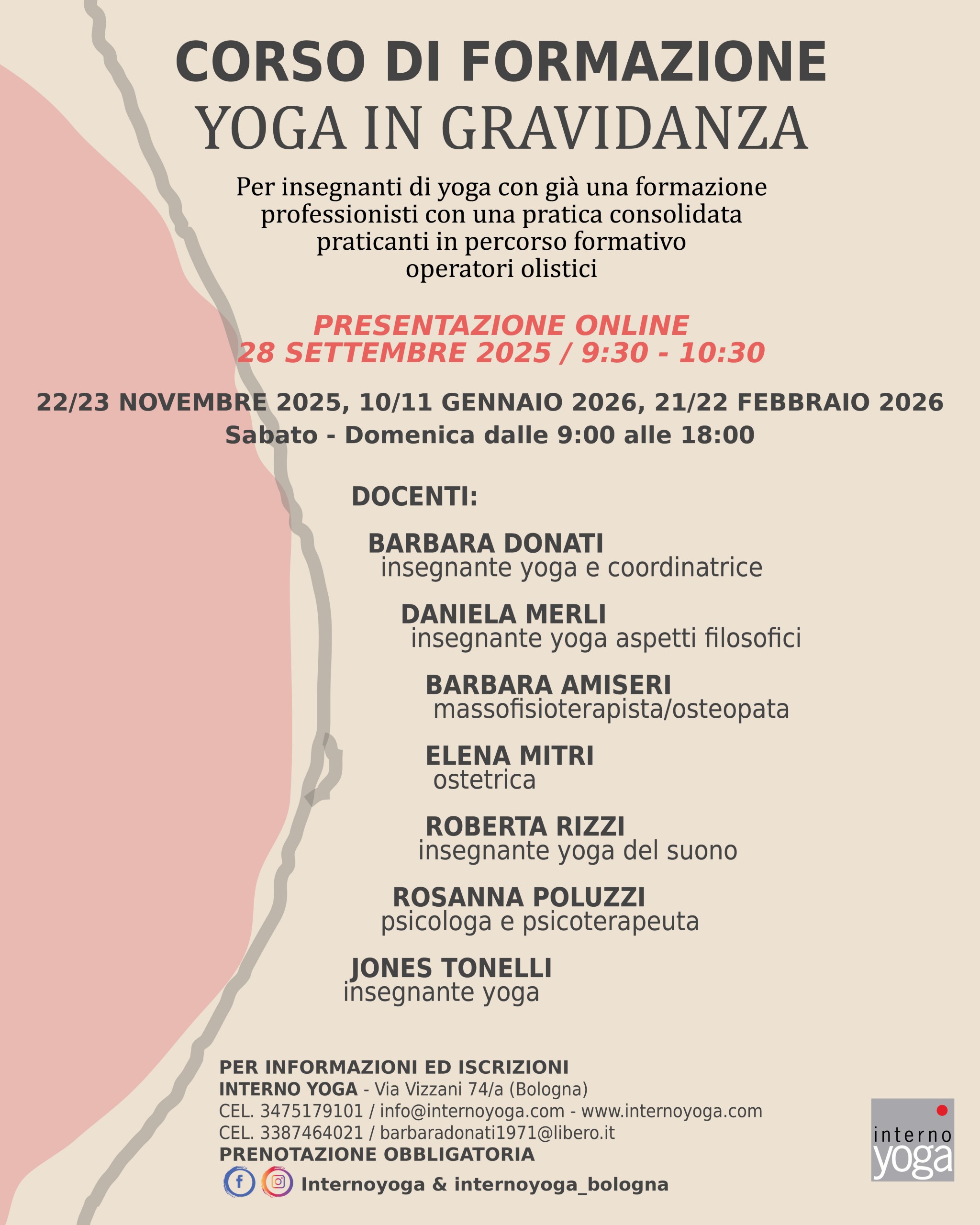 Post facebook yoga in gravidanza 2025-2026 date aggiornate